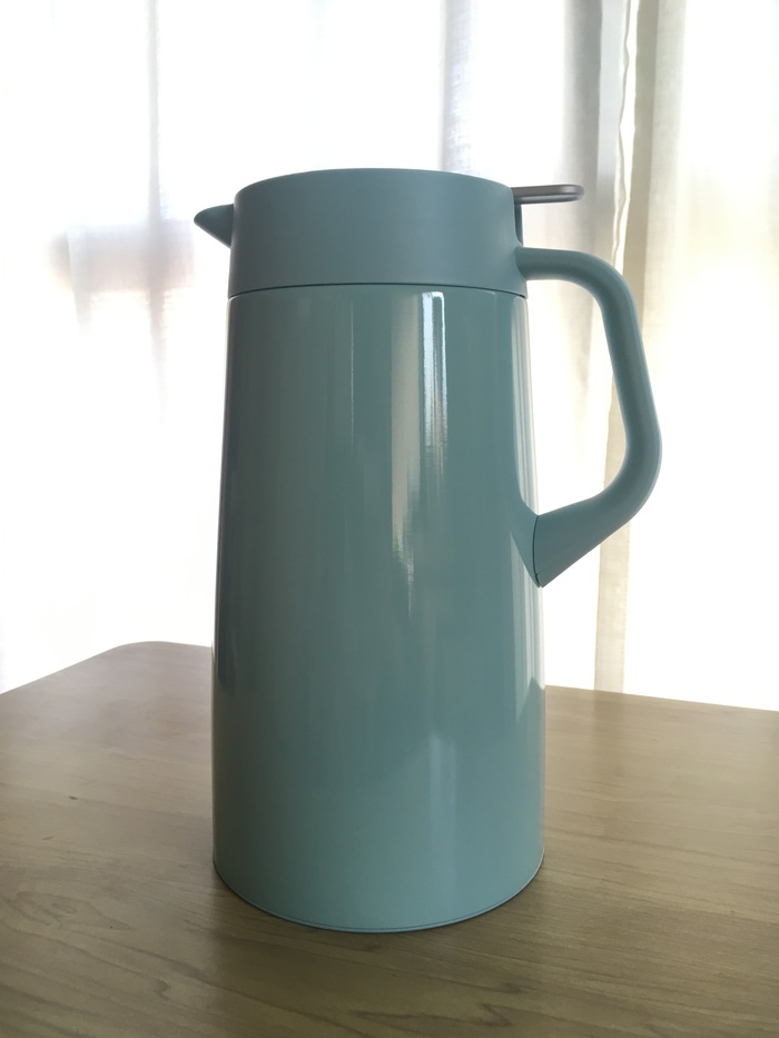 Tiger Handy Jug PWO-A120 Hot & Cold Vacuum Insulated Stainless Double Wall  7.5 cm Wide Mouth Design With One-Touched Detachable Lid Cover and Lever  1200ml (40 oz)